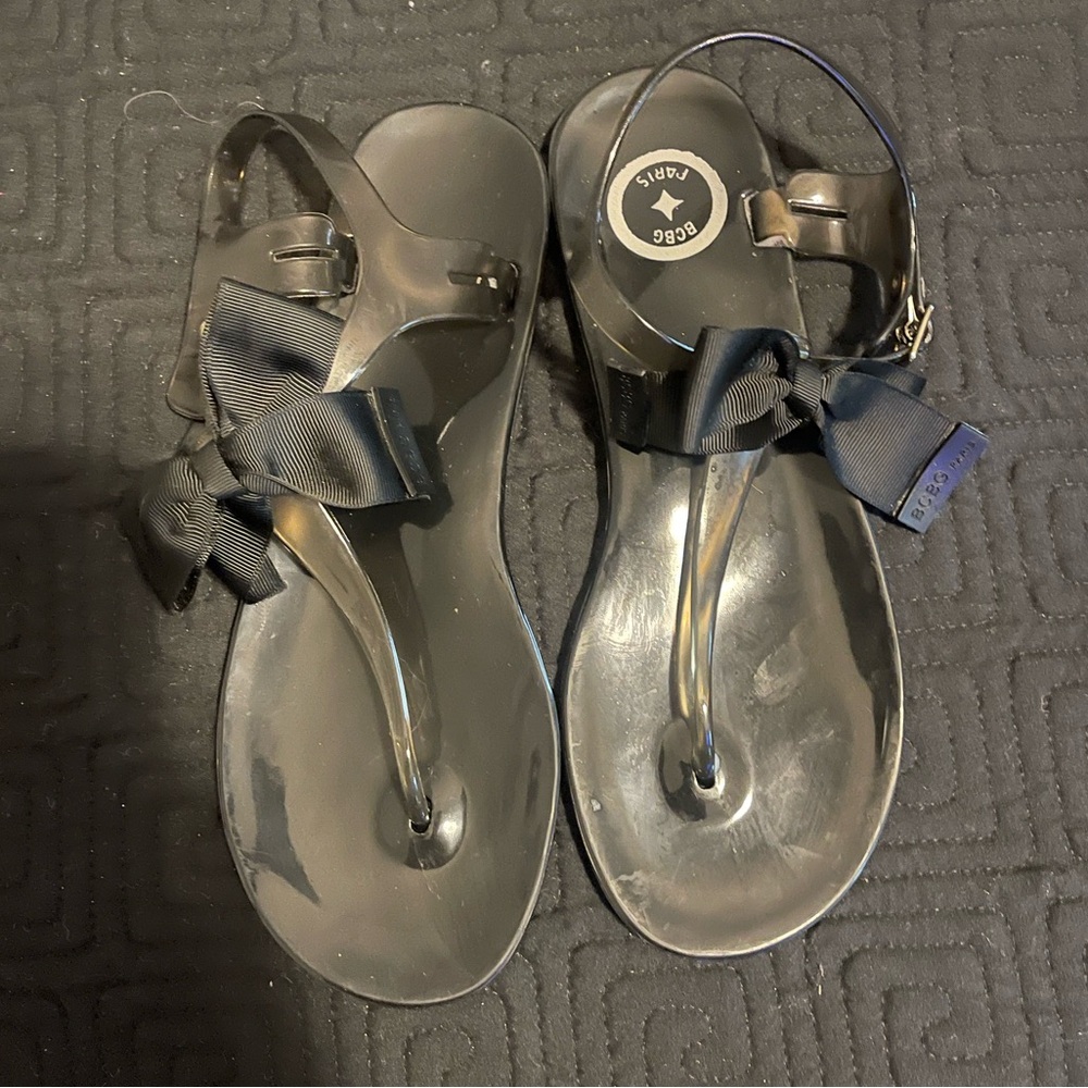 Black BCBG sandals